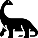 small sauropod dinosaur icon